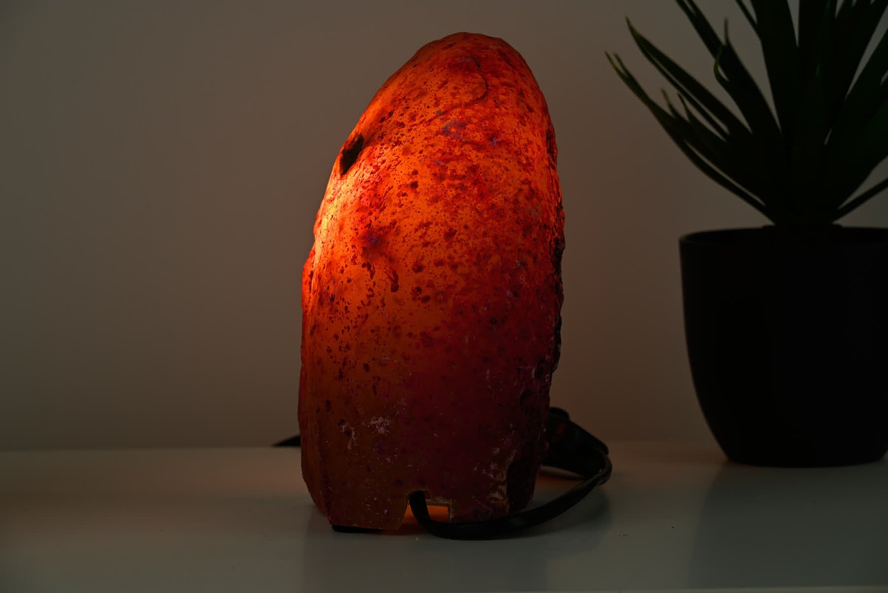 Pink Agate Night Lamp - 17cm tall - #LAPINK-38002