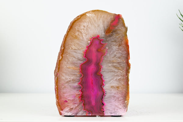 Pink Agate Night Lamp - 17cm tall - #LAPINK-38037