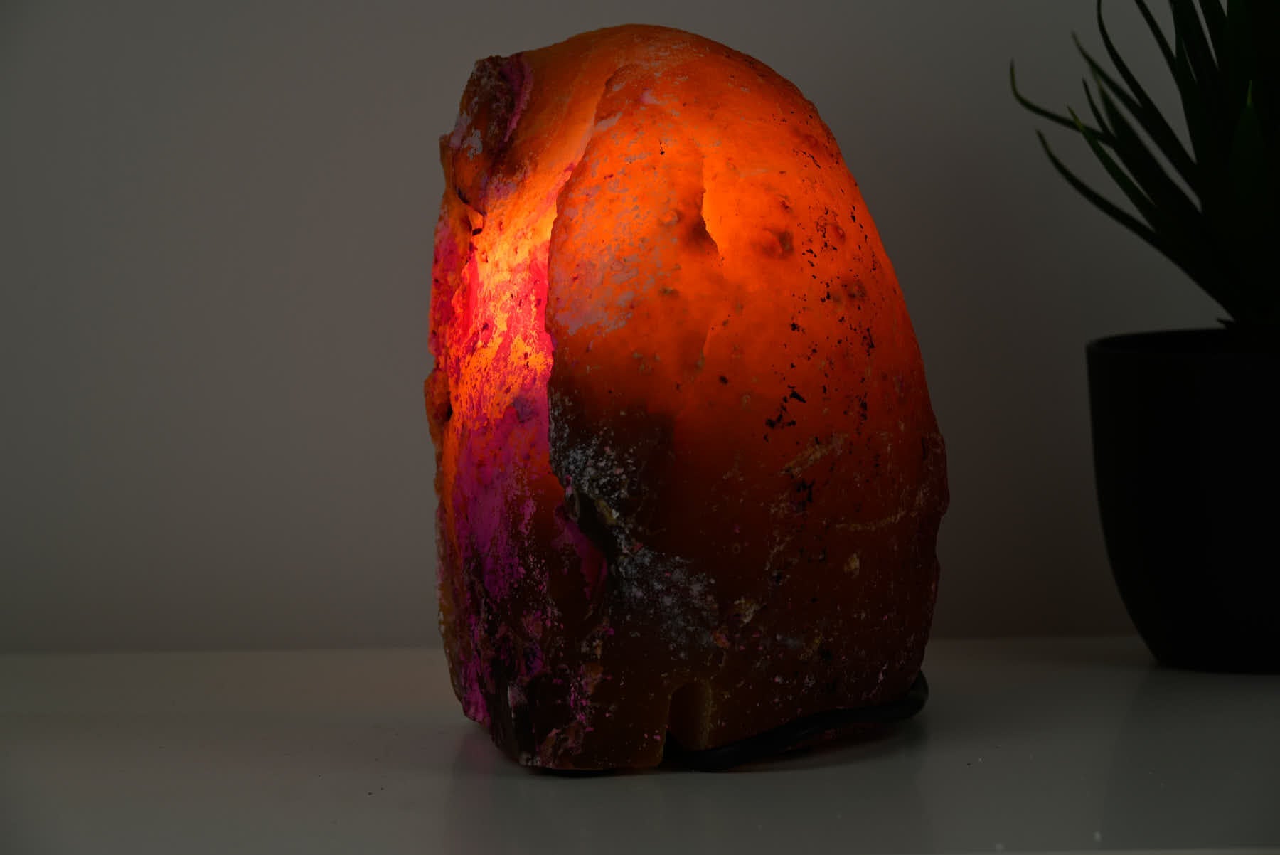 Pink Agate Night Lamp - 17cm tall - #LAPINK-38037