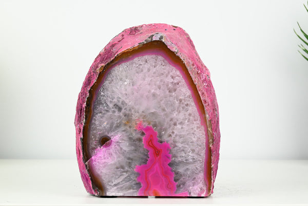 Pink Agate Night Lamp - 17cm tall - #LAPINK-38039