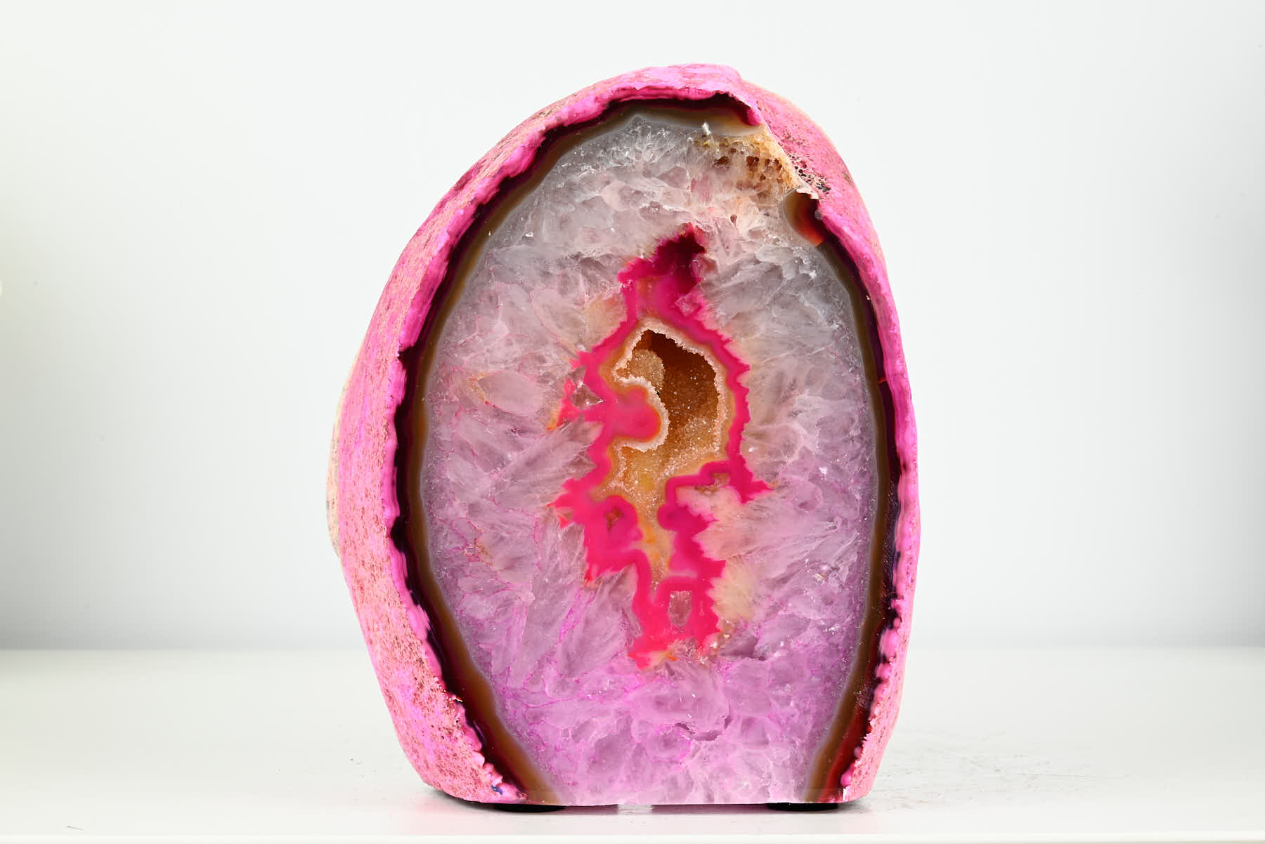 Pink Agate Night Lamp - 18cm tall - #LAPINK-38004