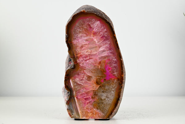Pink Agate Night Lamp - 18cm tall - #LAPINK-38005