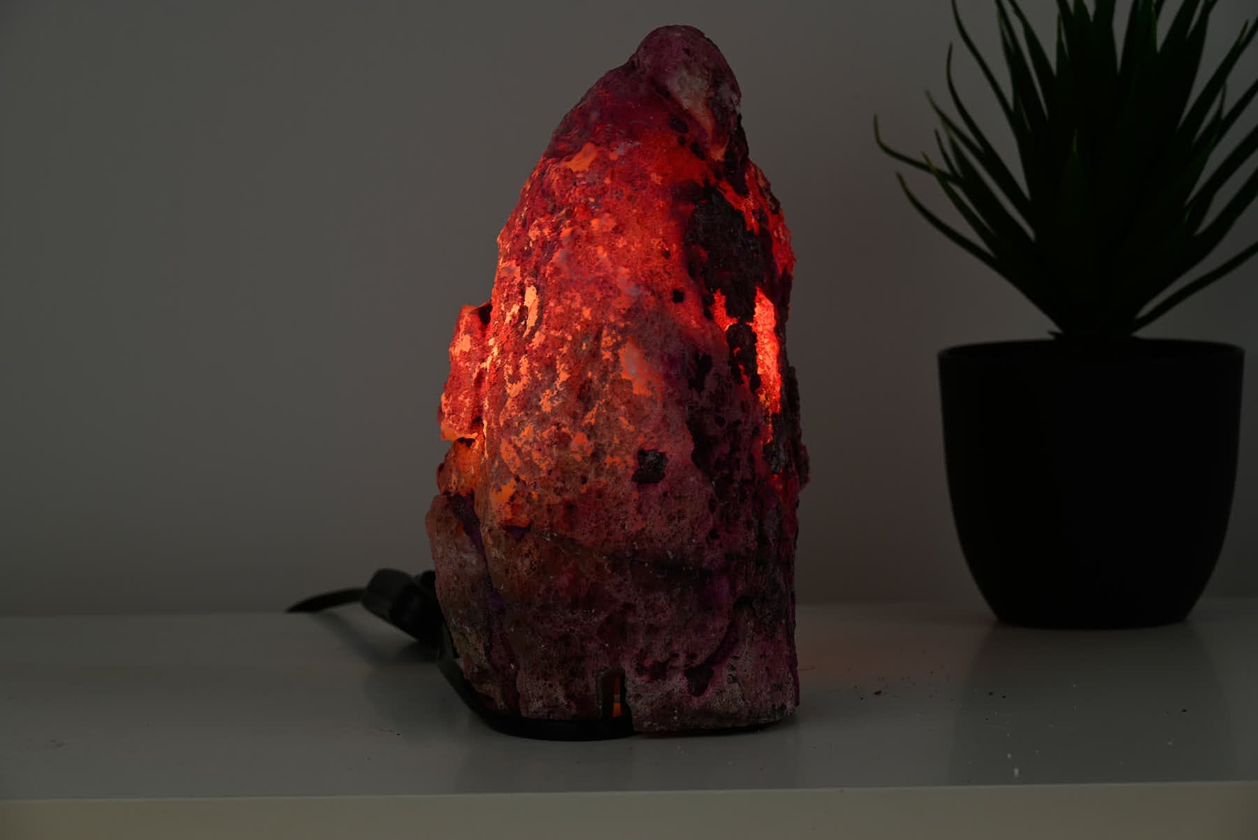 Pink Agate Night Lamp - 19cm tall - #LAPINK-38003