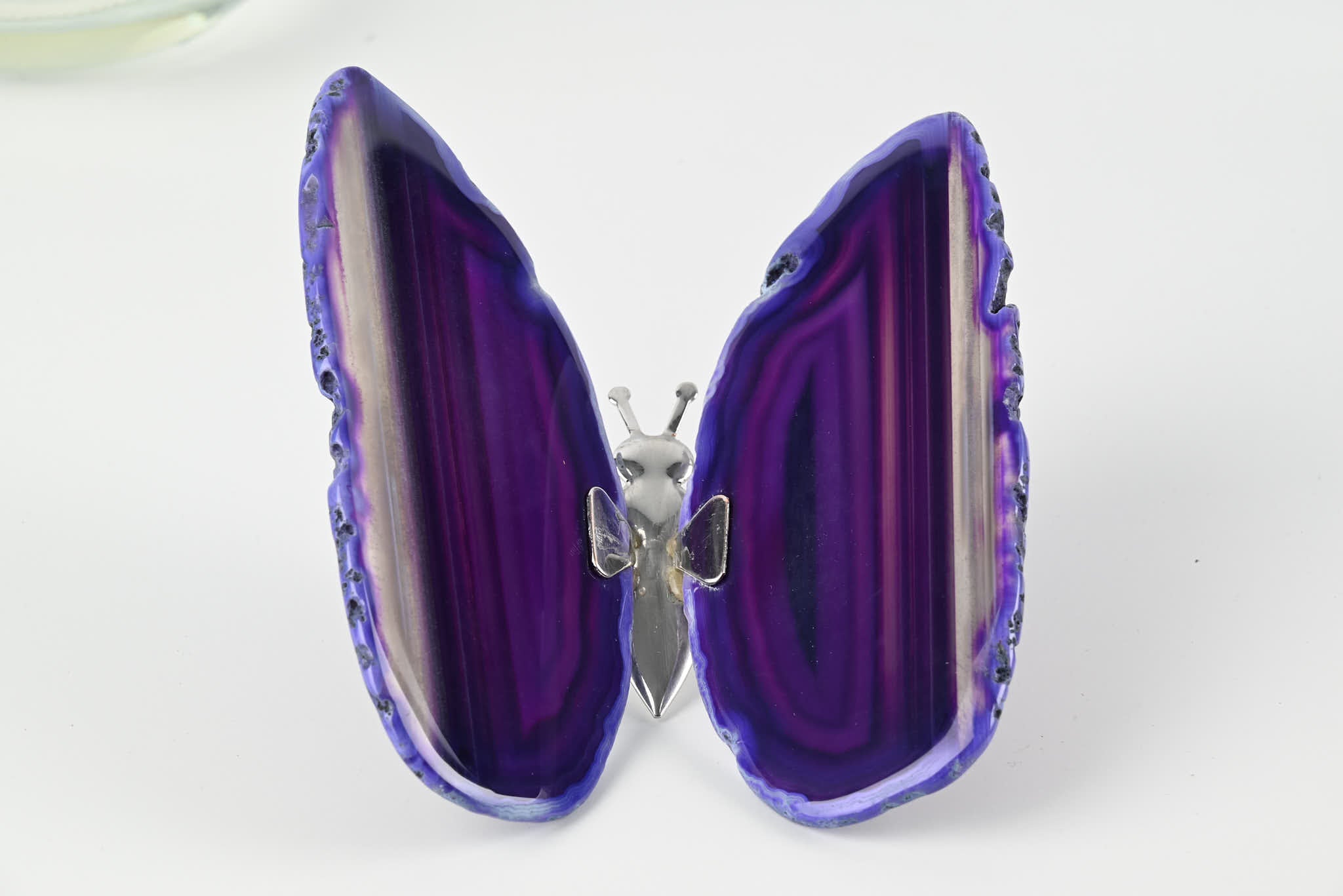 Purple Agate "Butterfly" Freestanding 12cm - #BUPURF-90021