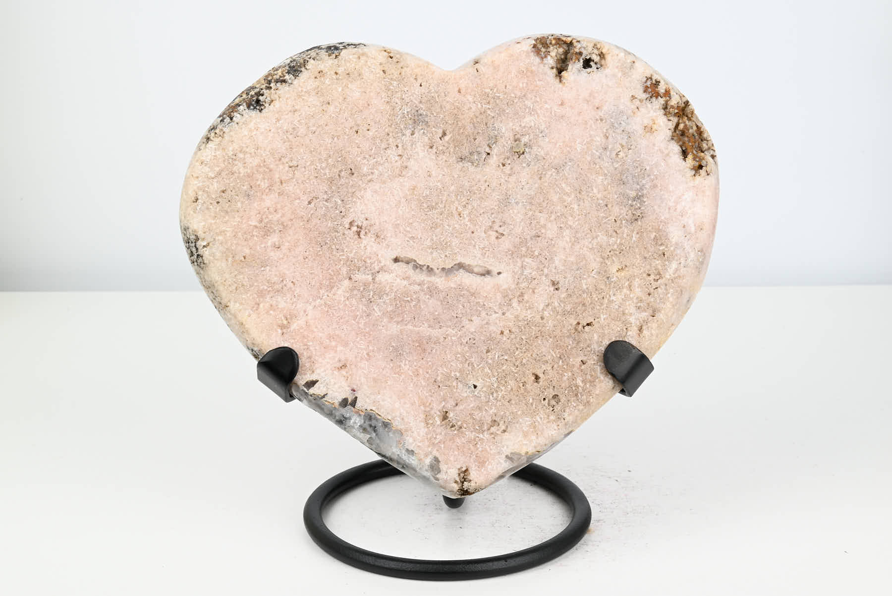 Extra Quality Pink Amethyst Heart - 2.52kg, 22cm high - #HTPINK-34002