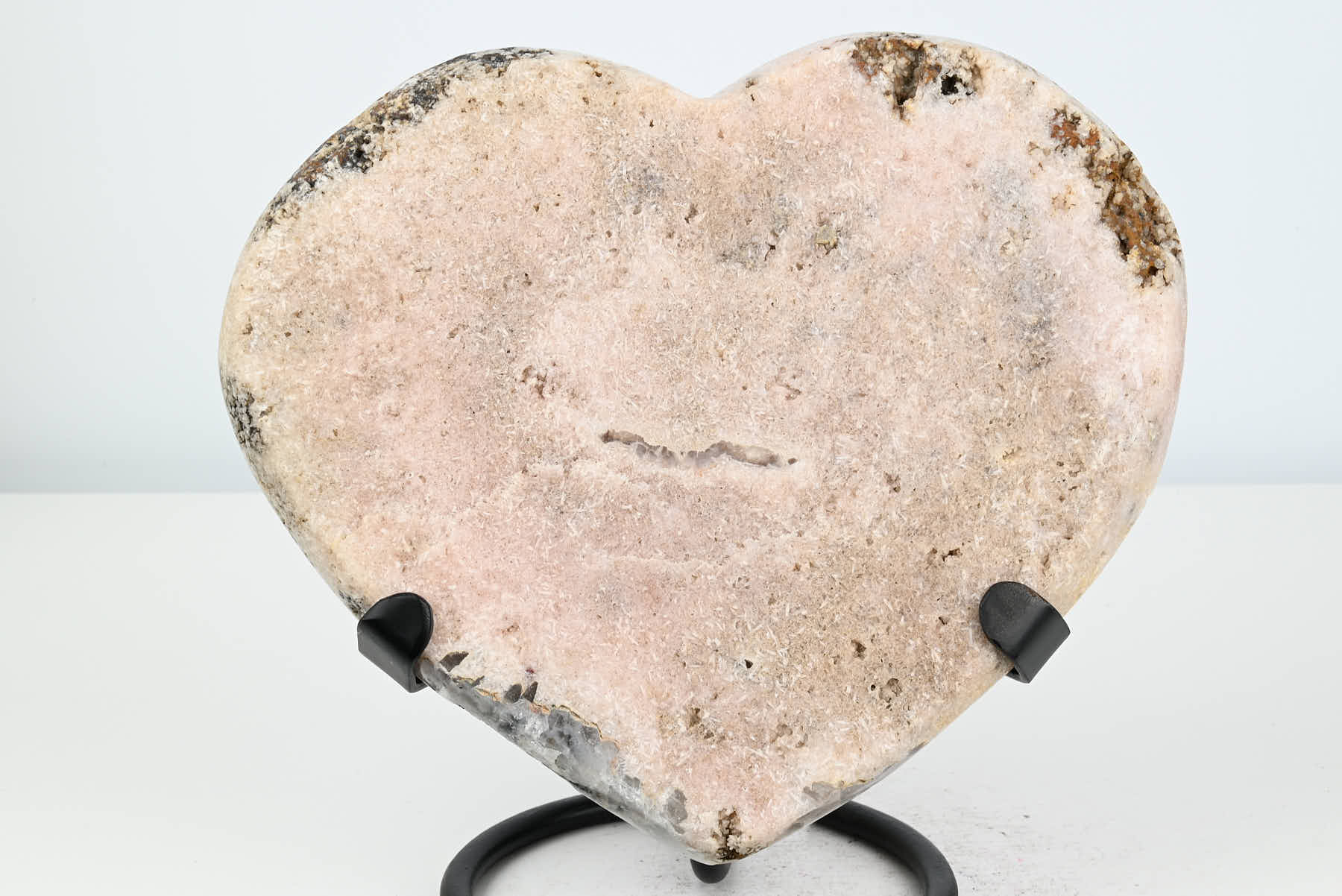 Extra Quality Pink Amethyst Heart - 2.52kg, 22cm high - #HTPINK-34002