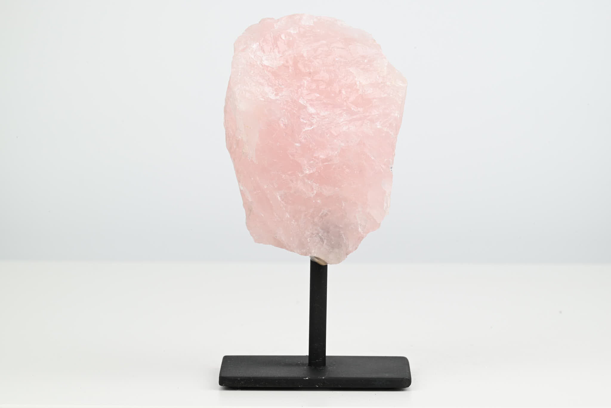 Rose Quartz Cluster on Stand - Small 14cm Tall - #CLUSRO-63008