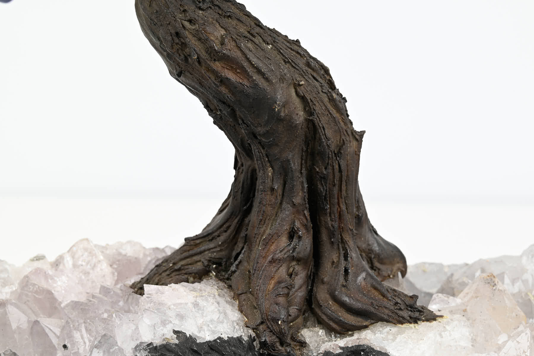 Handmade 39cm Tall Gemstone Tree with Amethyst base and 180 Sodalite gems - #TRSODA-36002