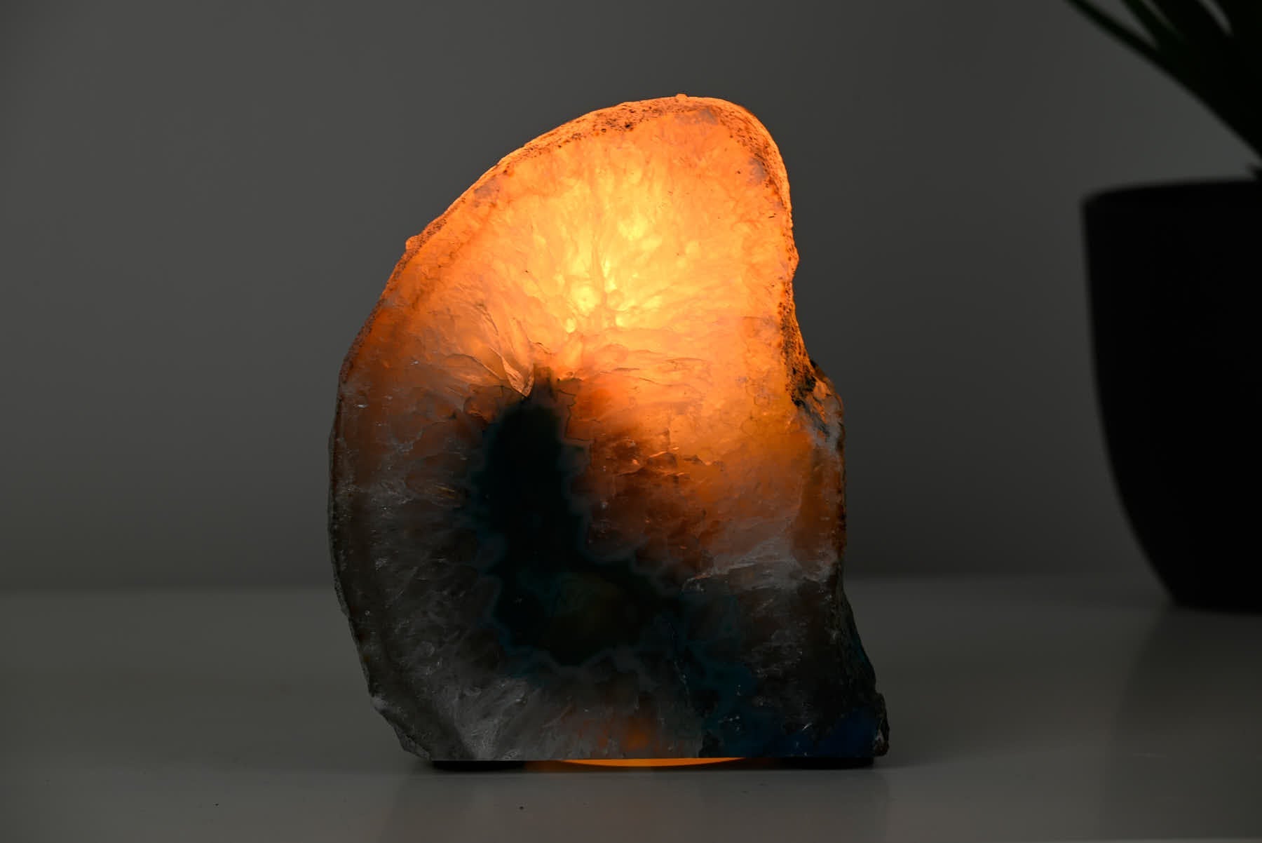 Teal Agate Night Lamp - 12cm tall - #LATEAL-38060
