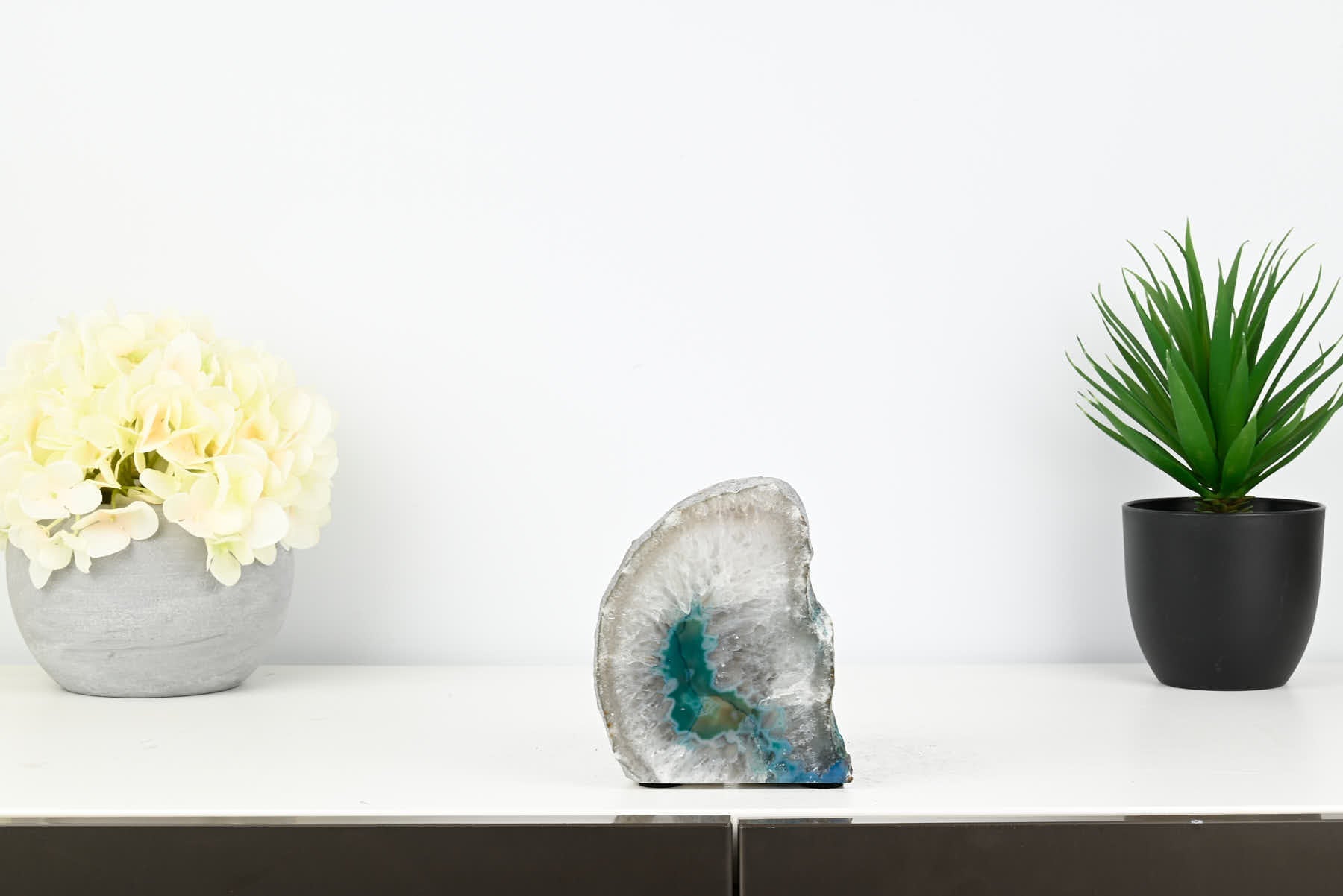 Teal Agate Night Lamp - 12cm tall - #LATEAL-38060